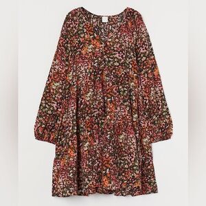 H&M Floral A-line Dress